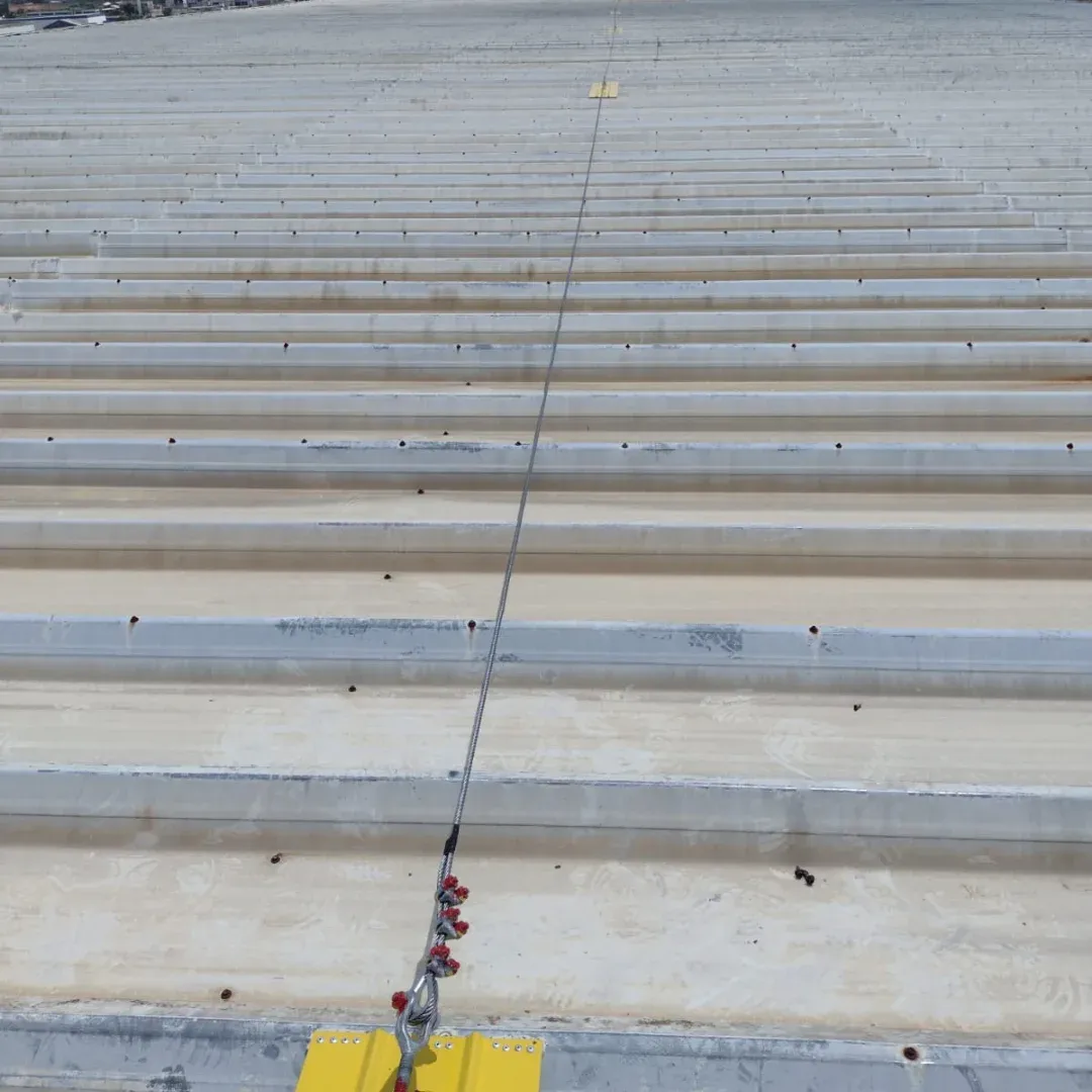 Linha de vida telha trapezoidal